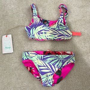 Maaji kids reversible bikini - new with tags - size 6
